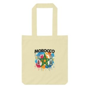 Tote Bag Morocco Pride – Canvas Naturel