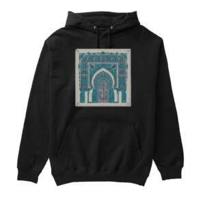 Moroccan Blue Door Decorative Regular Unisex Hoodie