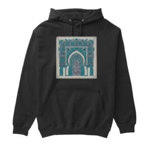 Moroccan Blue Door Decorative Women&rsquo;s Hoodie