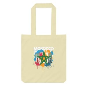 Tote Bag Morocco Pride – Canvas Naturel