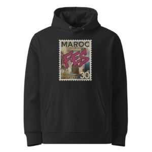 Vintage “Fès – Maroc” Decorative Unisex Hoodie