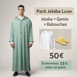 Pack Jelaba Homme Crème