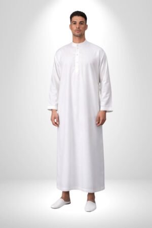 Qamis Homme Traditionnel – Couleur Beige